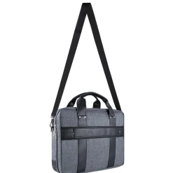 Chrono Grey Laptop Messenger Bag Fit 14 to 15.6 Inch Laptop (MSBLEA133)<Vangoddy