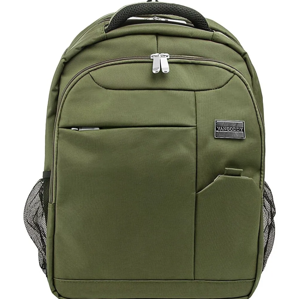 Germini 15.6" Laptop Backpack (Olive Green)<Vangoddy Hot