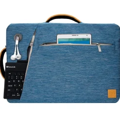 Laptop Backpack, Blue Nylon (LAPLEA041)<Vangoddy Sale