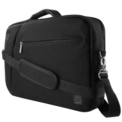 Laptop Messenger, Black Nylon (LAPLEA043)<Vangoddy Online