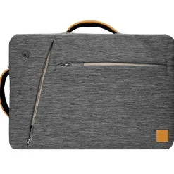 Laptop Messenger, Gray Nylon (LAPLEA022)<Vangoddy New