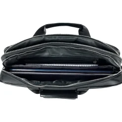 Laptop Notebook Messenger Bag Business Case 14 to 15.6 Inch, Metal Grey (PT_MSBLEA122_M)<Vangoddy Outlet