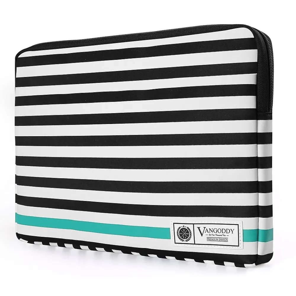 Luxe B Vegan Leather Laptop Sleeve for 11-12", Blue (SLVLEA002)<Vangoddy Online