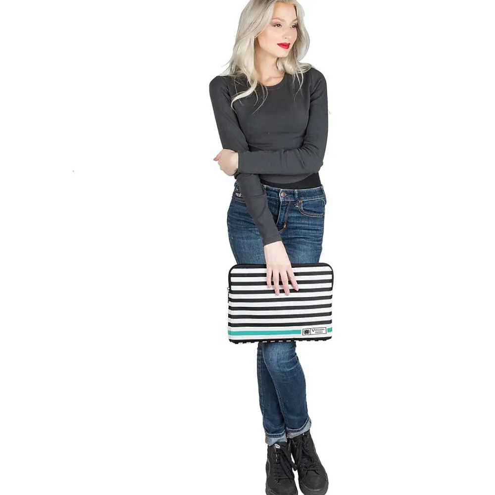 Luxe B Vegan Leather Laptop Sleeve for 11-12", Blue (SLVLEA002)<Vangoddy Online