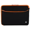 Neoprene Laptop Carrying Sleeve Fits up to 13" Laptops (Black with Orange Trim)<Vangoddy Hot