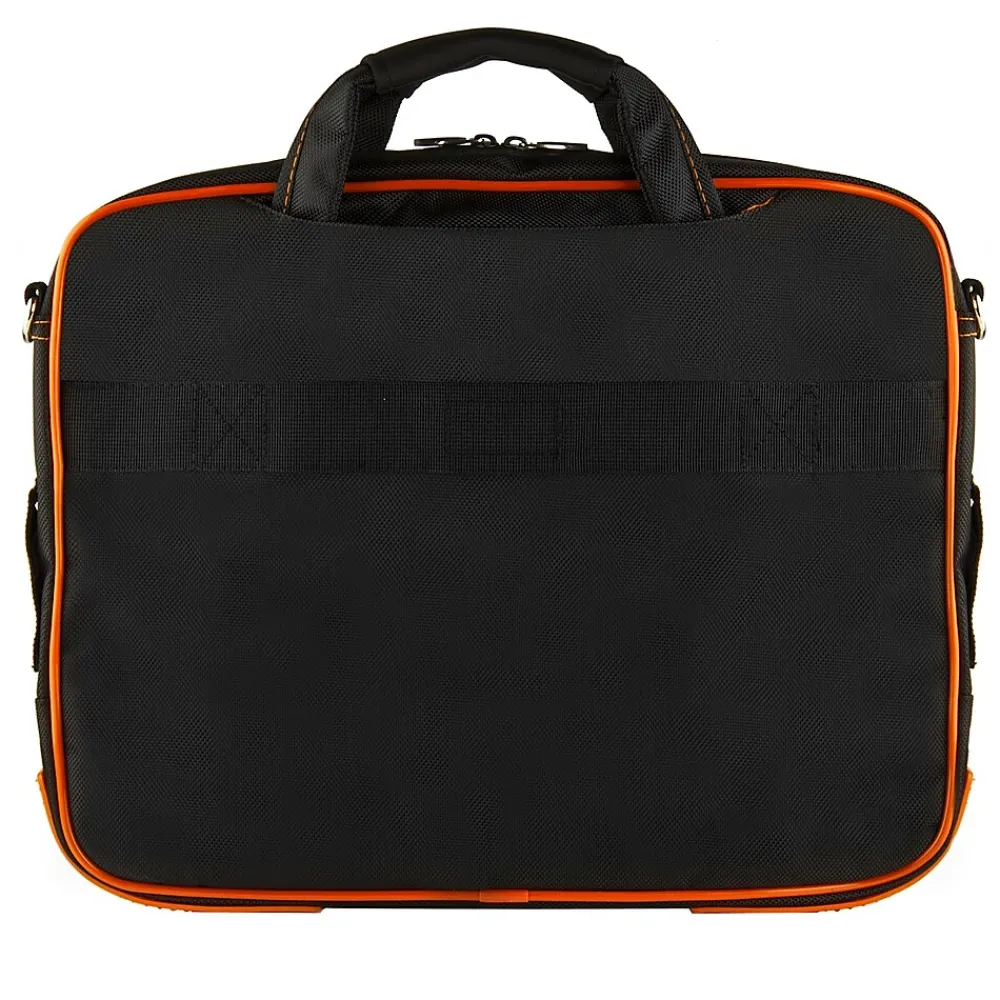 Laptop Bags|Vangoddy Office Busines Travel 12" Nylon Water Resistant Laptop Bag, Black/Orange (PT_000001242)
