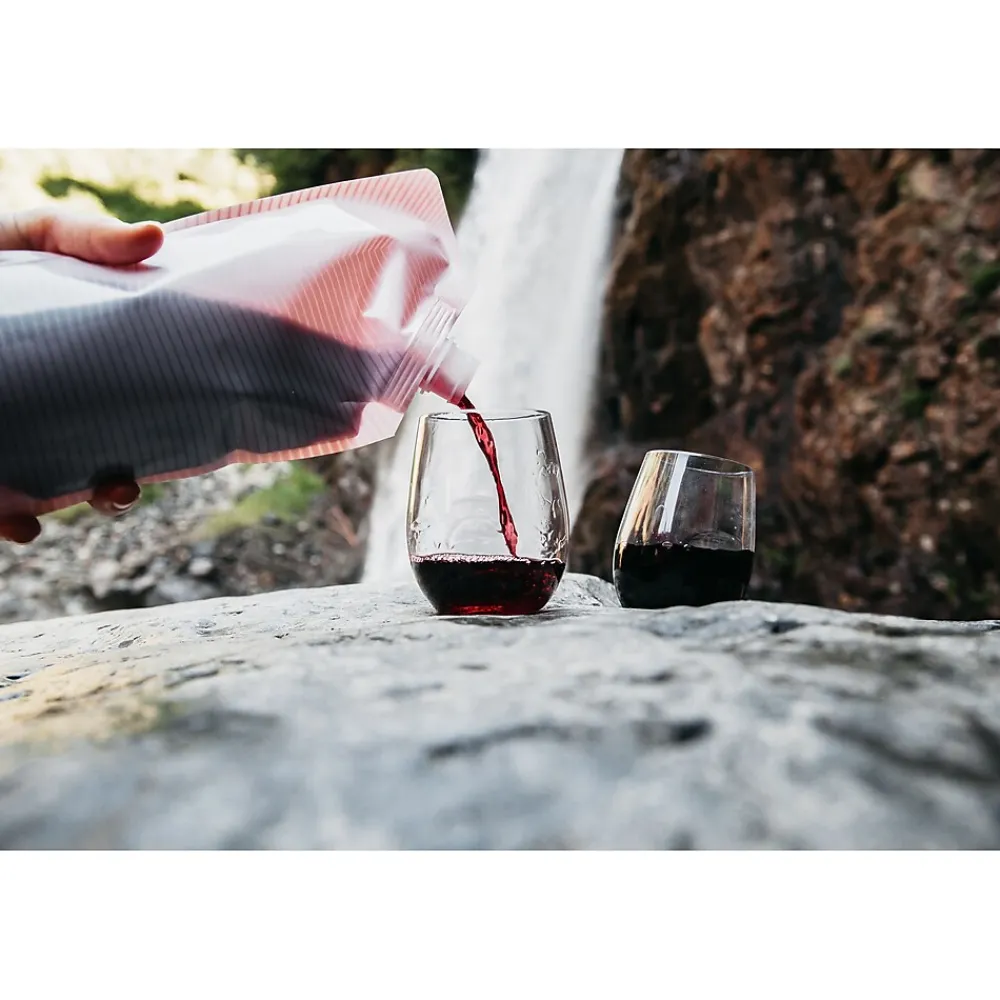 Vapur After Hours Wandervino Portable Wine Kit, 750 ml., Maroon (10256)