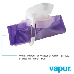 Vapur Anti-Bottle Collapsible Wide Mouth Water Bottle, 23 oz., Lavender (10282)