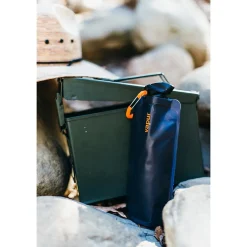 Vapur Anti-Bottle Collapsible Wide Mouth Water Bottle, 34 oz., Nightblue (10215)