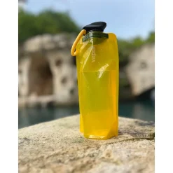 Vapur Anti-Bottle Collapsible Wide Mouth Water Bottle, 23 oz., Marigold (30044)