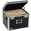 File Storage|Vaultz Aluminum Locking File Chest, Letter/Legal, Black (VZ00634)