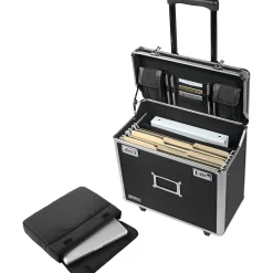 File Storage|Vaultz Idea Stream Locking Mobile Business Case, Legal, Black (VZ00194)