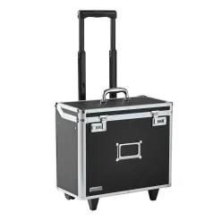 File Storage|Vaultz Metal Mobile Business Case, Legal, Black (VZ00636)