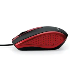 Best Verbatim 99742 Corded Notebook Optical Wireless Laser Mouse, Red