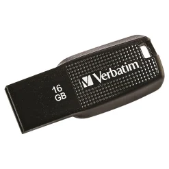 Hot Verbatim Ergo 16GB USB 2.0 Flash Drive, Black (70875)