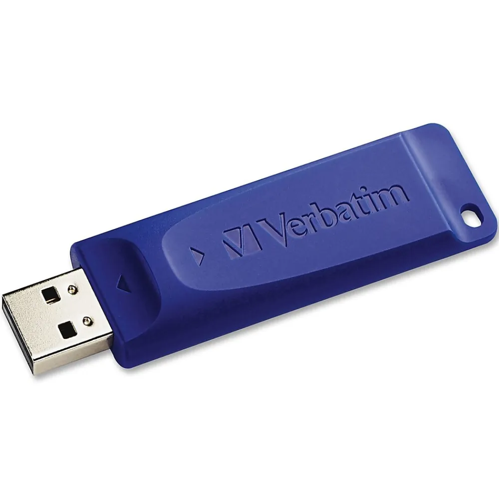 Sale Verbatim 128GB USB 2.0 Type A Flash Drive, Blue (98659)