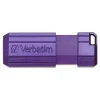 Sale Verbatim PinStripe 16GB USB 2.0 Type A Flash Drive, Violet (98045)