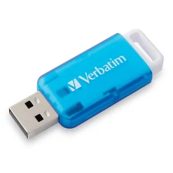 Online Verbatim SeaGlass 32GB USB 3.2 Type A Flash Drive, Blue (71268)
