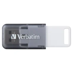 Online Verbatim SeaGlass 64GB USB 3.2 Type A Flash Drive, Gray (71273)