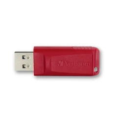 Online Verbatim Store 'n' Go 32GB USB 2.0 Type A Flash Drive, Red (T24727)