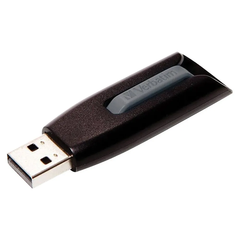 Discount Verbatim Store 'n' Go V3 256GB USB 3.0 Type A Flash Drive, Black (49168)