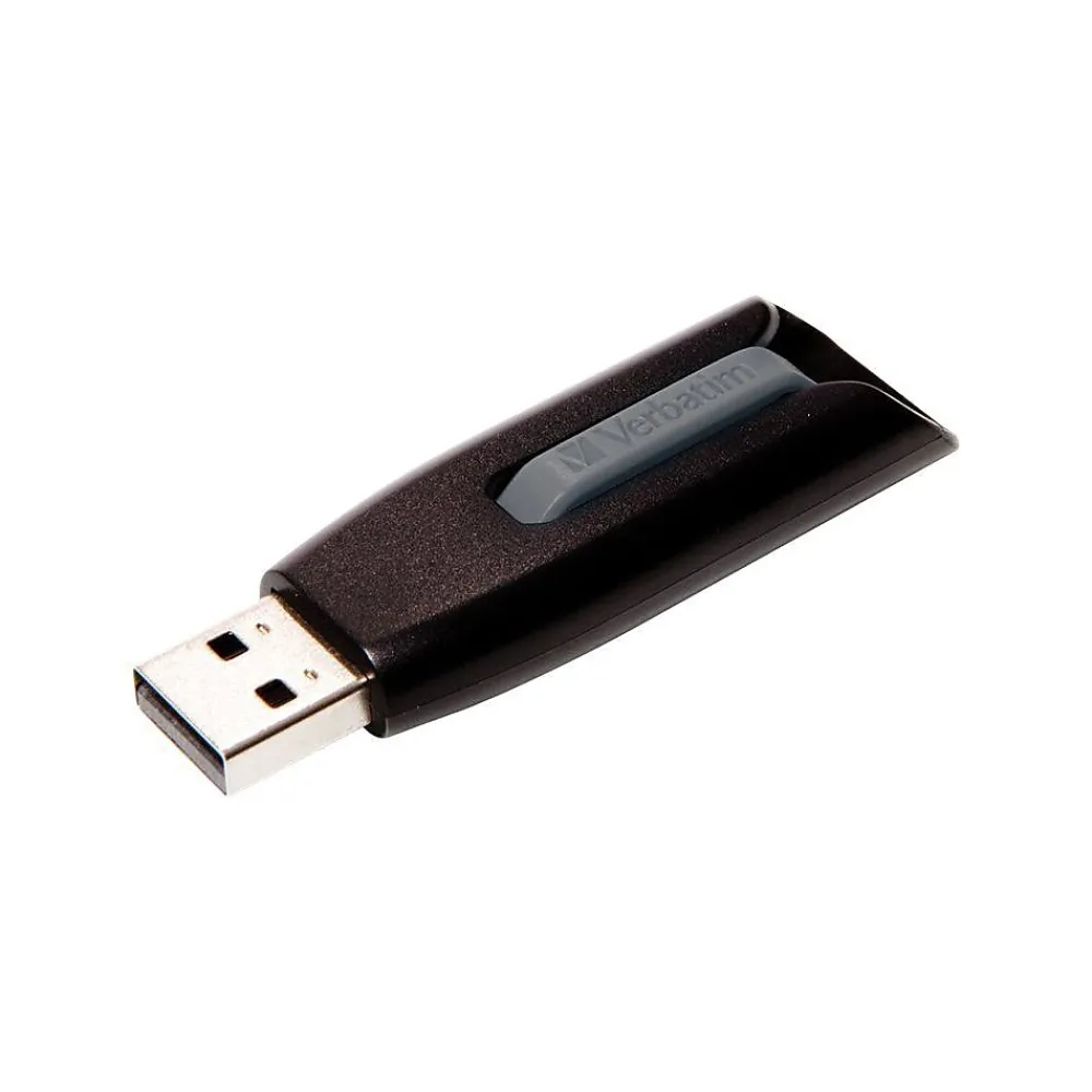Discount Verbatim Store 'n' Go V3 256GB USB 3.0 Type A Flash Drive, Black (49168)