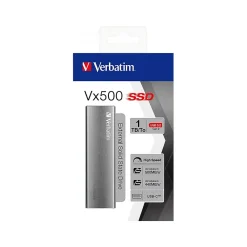 Clearance Verbatim Vx500 1TB USB 3.2 External Solid-State Drive (47444)