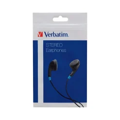 Wired Ambient Sound Headphones, Black, 50/Carton (99711CT)<Verbatim