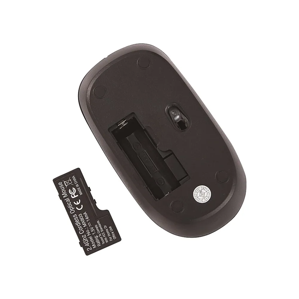 Hot Verbatim Wireless Keyboard and Optical Mouse Combo, Black (70724)