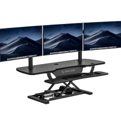 Standing Desks*VersaDesk PowerPro 48"W Electric Adjustable Standing Desk Converter, Black (SP7644824-00-01)