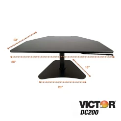 New Victor Technology High Rise Adjustable Standing Desk Converter, 28
