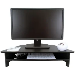Clearance Victor Technology High Rise Monitor Stand, Black (DC050)