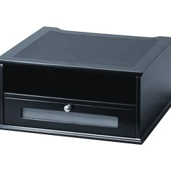 Discount Victor Technology Wooden Desktop Monitor Riser, Midnight Black (1175-5)