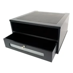 Discount Victor Technology Wooden Desktop Monitor Riser, Midnight Black (1175-5)