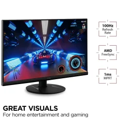 Online ViewSonic 27" 100 Hz LCD Gaming Monitor, Black (VX2716)