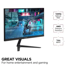 New ViewSonic 27" 165 Hz LED Gaming Monitor, Black (VX2718-P-MHD)
