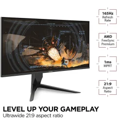 Outlet ViewSonic 34" 165Hz LCD Gaming Monitor, Black (VX3418-2K)