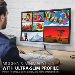 Discount ViewSonic 24" 75Hz LCD Monitor, Silver (VX2476-SMHD)