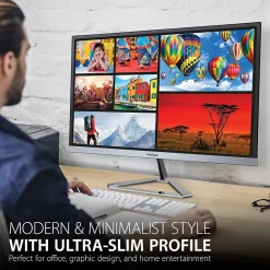 Discount ViewSonic 27" 100Hz LED Monitor, Black/Silver (VX2776-SMHD)