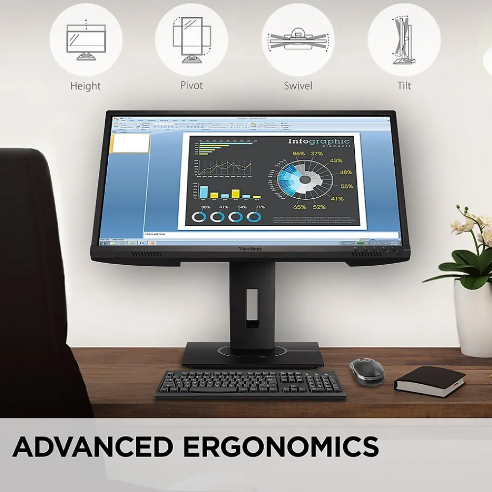 Sale ViewSonic 22" 100Hz LED Monitor, Black (VG2240)