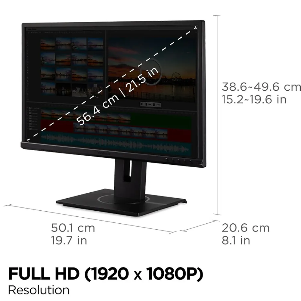 Sale ViewSonic 22" 100Hz LED Monitor, Black (VG2240)