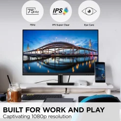 Clearance ViewSonic 32" 75Hz LED Monitor, Black (VA3209M)