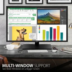 Discount ViewSonic 43" 4K Ultra HD 60 Hz LED Monitor, Black (VX4381-4K)