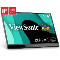 Sale ViewSonic 15.6" 4K Ultra HD 60Hz LED Monitor, Black (VX1655-4K)