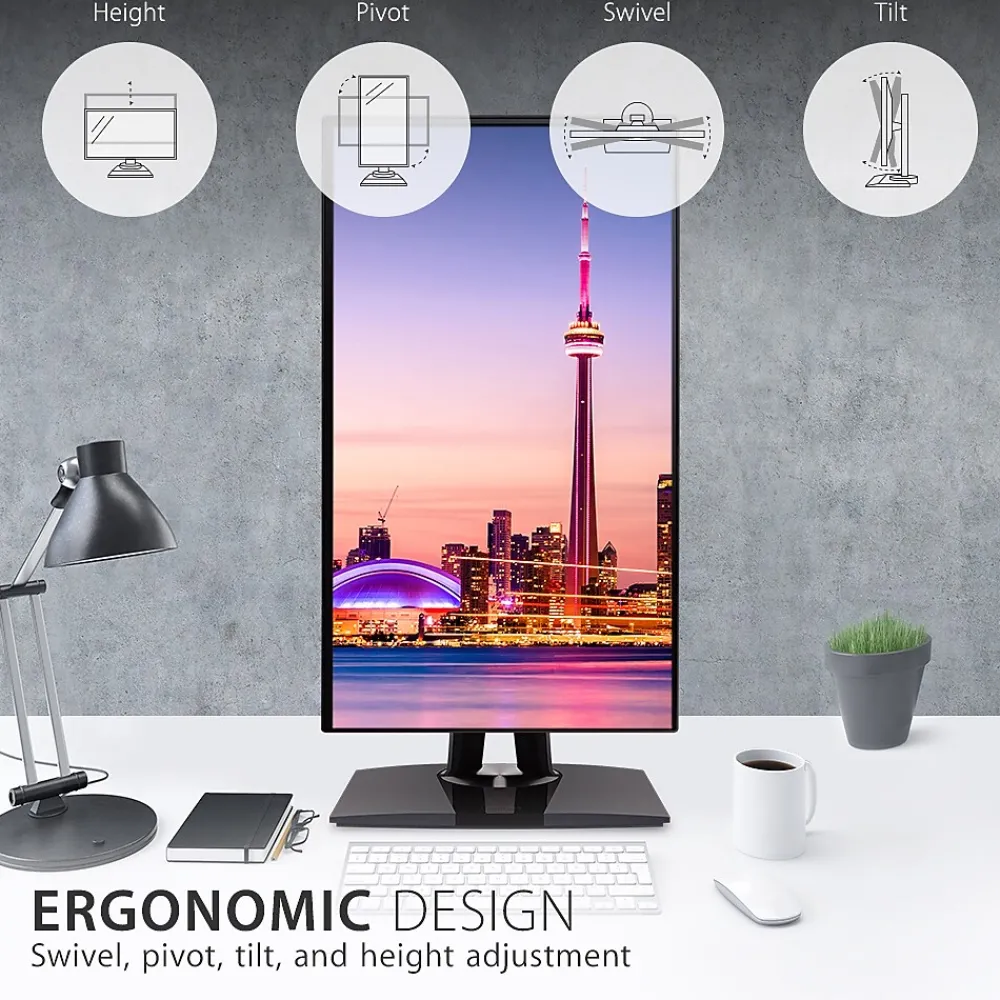 Best ViewSonic ColorPro 27" 60Hz LCD Monitor, Black (VP2768A)