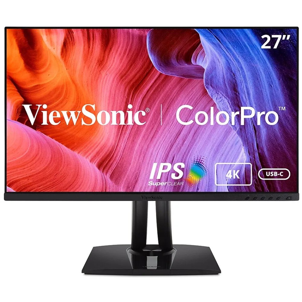 Online ViewSonic ColorPro 27" 4K Ultra HD 60Hz LED Monitor, Black (VP2756-4K)