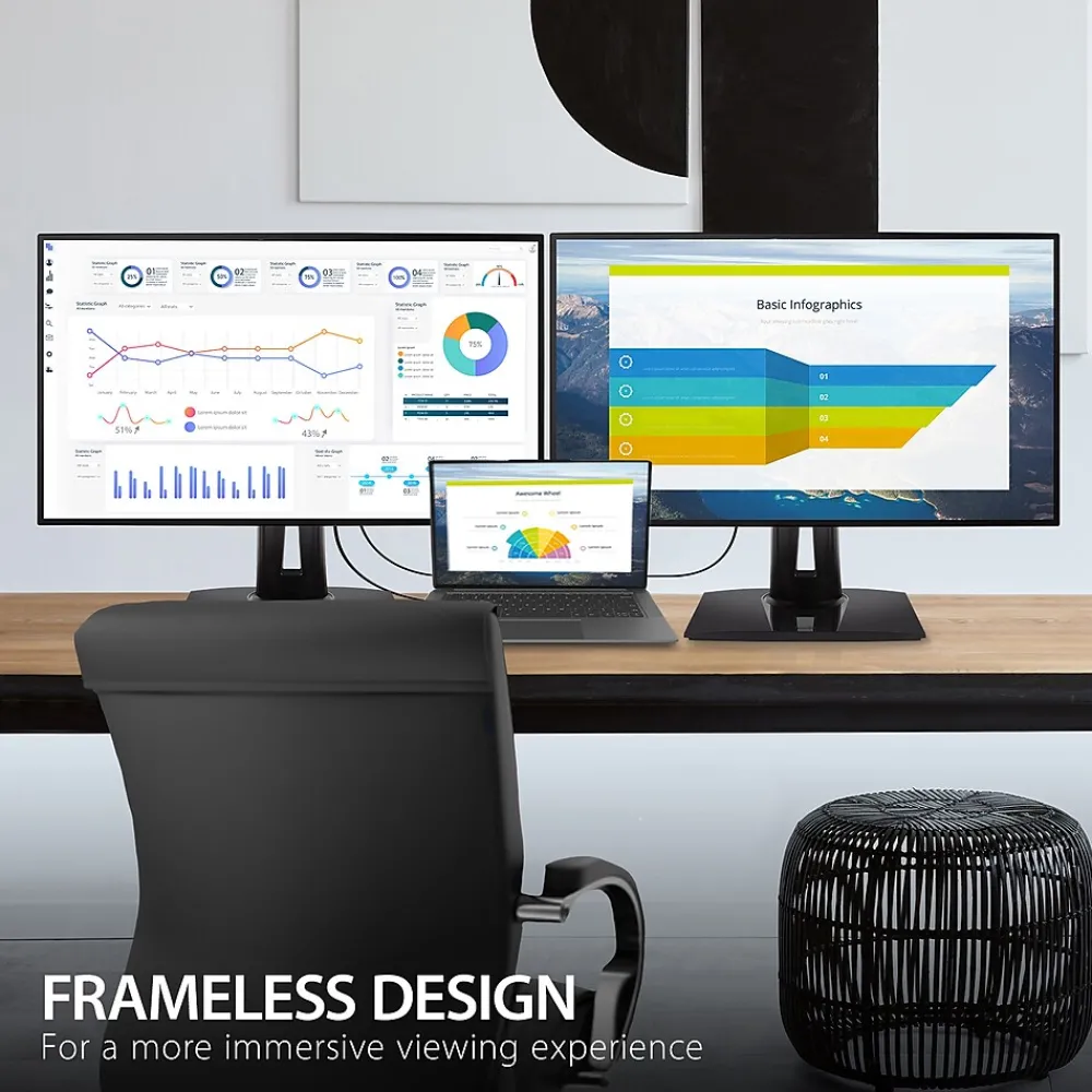 Clearance ViewSonic ColorPro 27" 4K Ultra HD 60Hz LED Monitor, Black (VP2768A-4K)