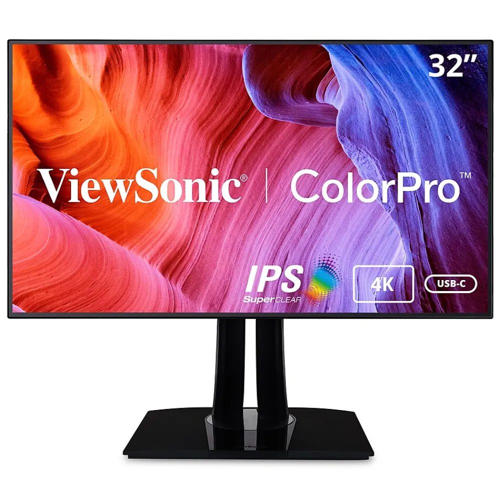 Online ViewSonic ColorPro 32" 4K Ultra HD 60 Hz LED Monitor, Black (VP3268A-4K)