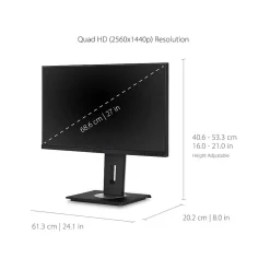 New ViewSonic Ergonomic 27