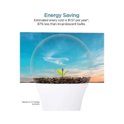 Viribright Pro 9-Watt Cool White LED General-Purpose Bulb, 50/Box (640339-50P)